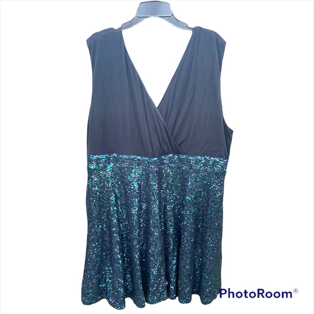 Torrid Sequin Skater Dress Size 26